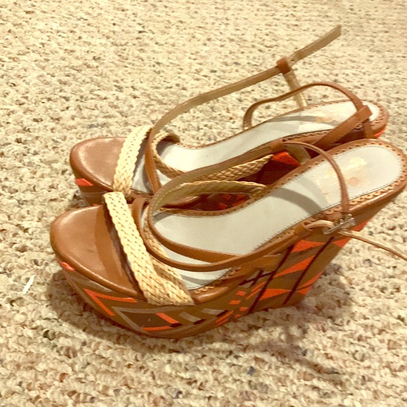 Tan and organize wedges size 8 - Picture 1 of 4